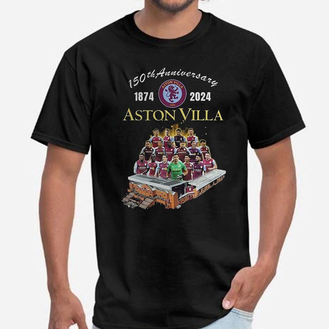 150th Anniversary 1874-2024 Aston Villa Shirt Hoodie