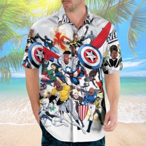 Vecchio Avengers Marvel’s Voices Avengers Hawaiian Shirt