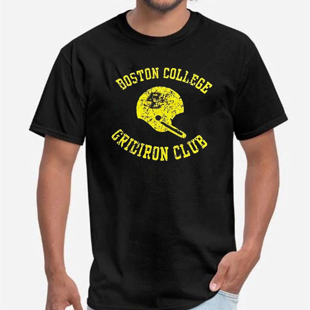 Boston College Gridiron Club Helmet Vintage Shirt