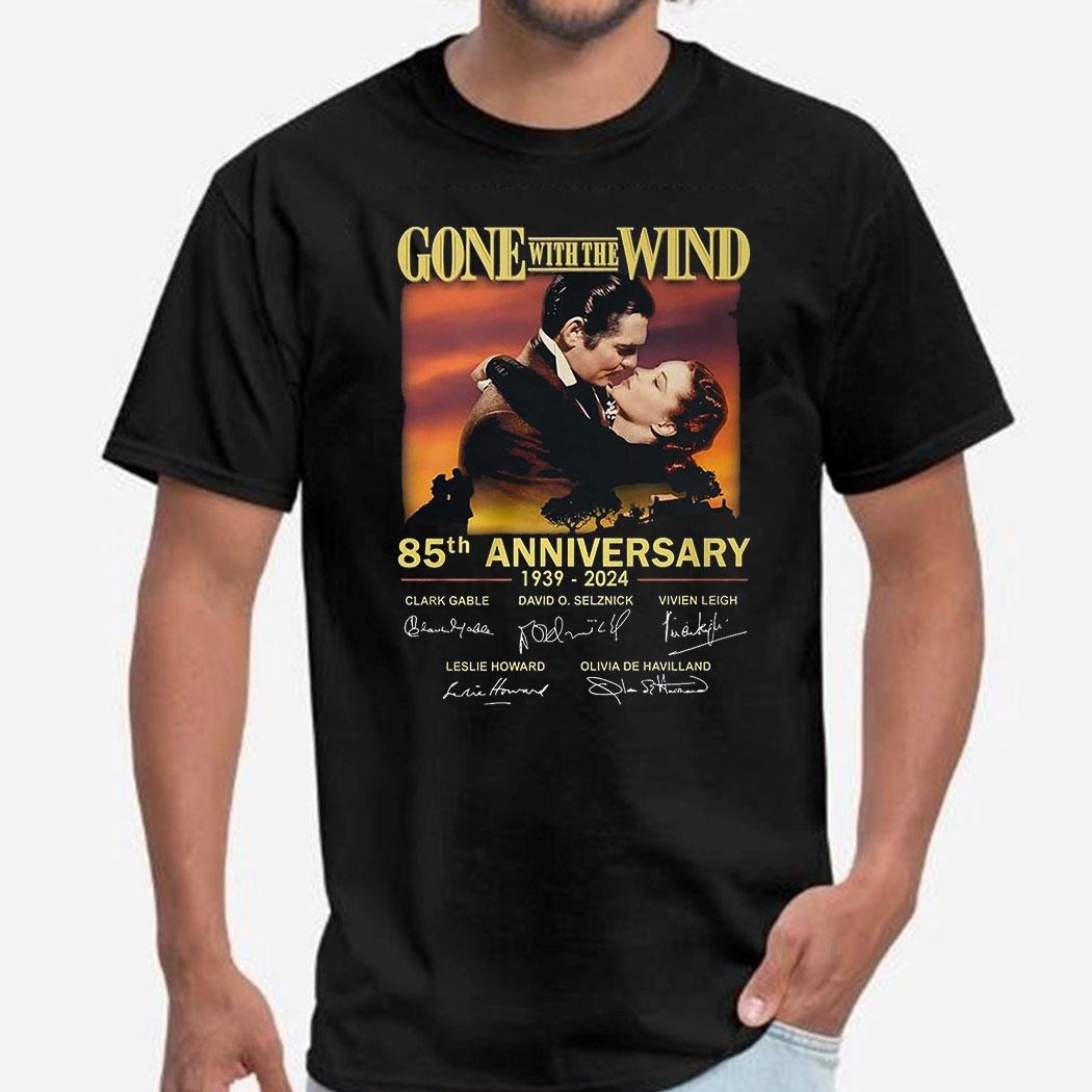 Gone With The Wind 85th Anniversary 1939 – 2024 Thank You For The Memories T-shirt Hoodie