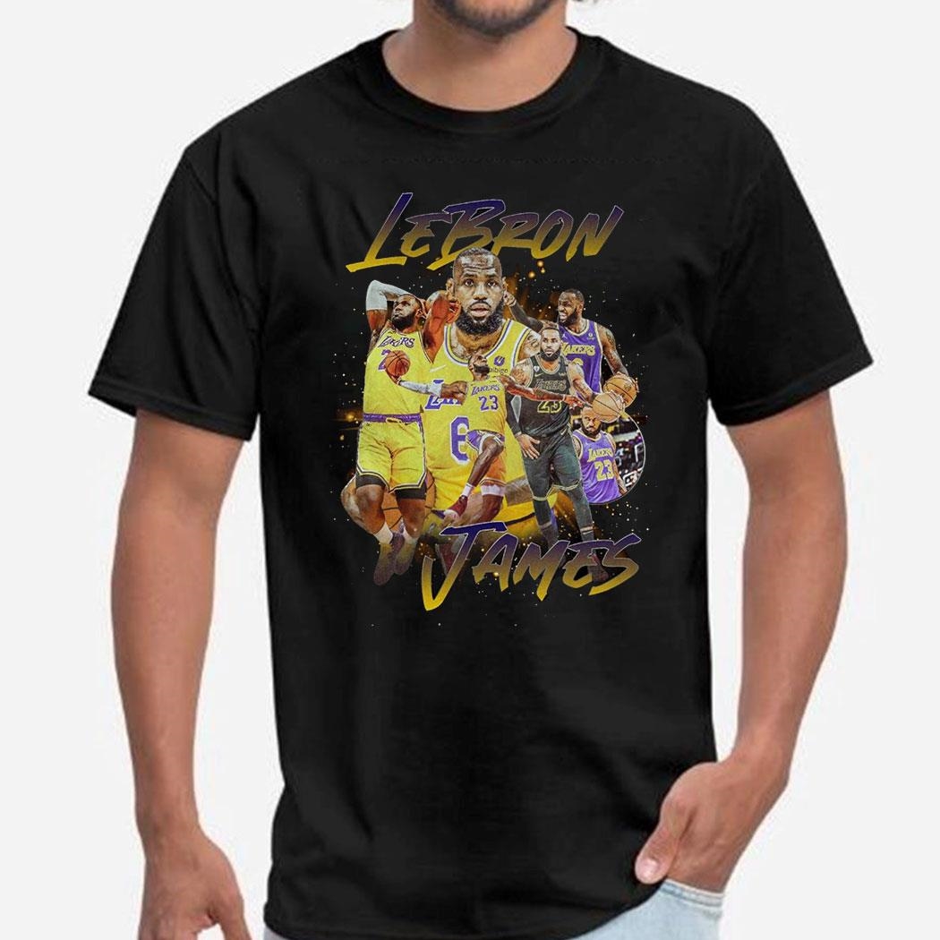 Lebron James Shirt Vintage Lebron James Graphic 90s T Shirt