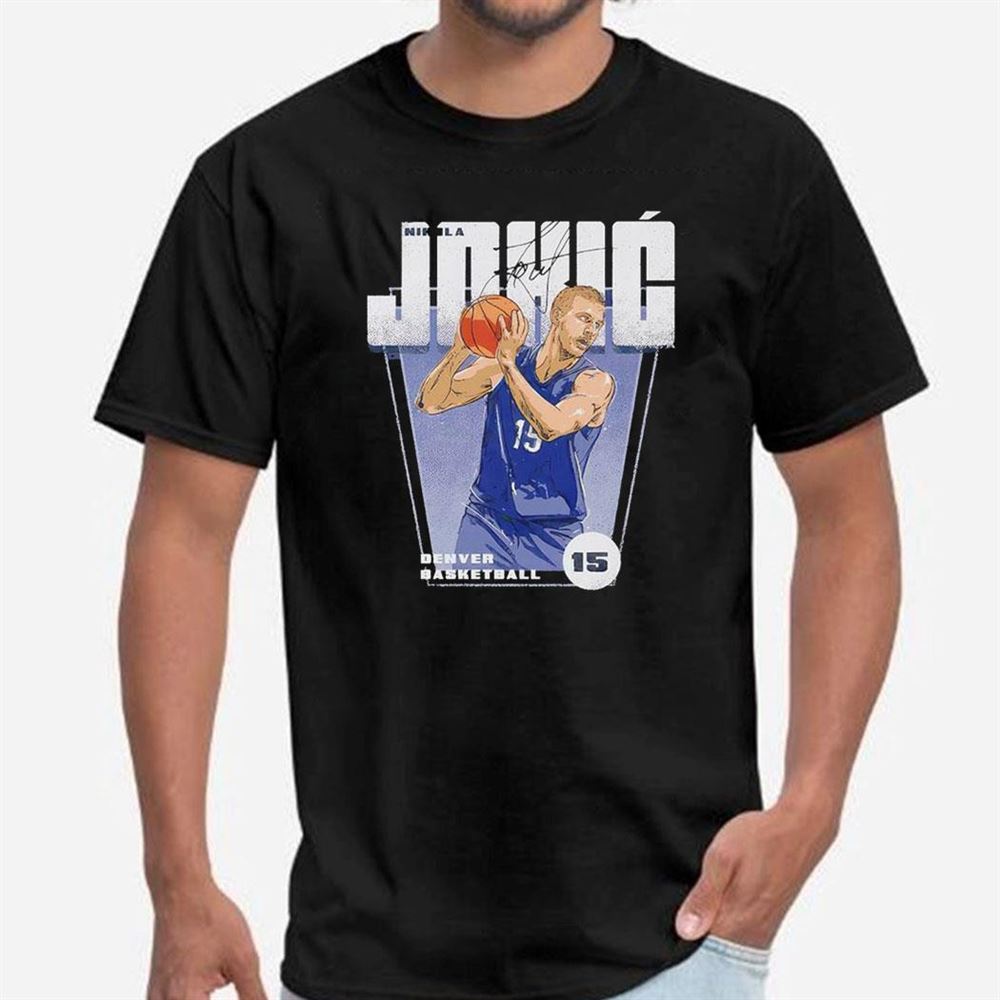 Nikola Jokic Premiere Wht Denver Basketball Shirt Hoodie