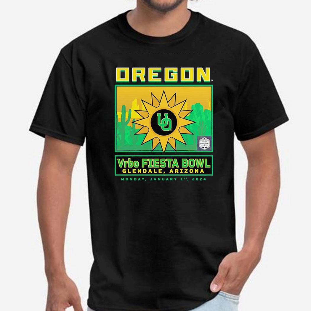 Oregon Ducks 2024 Vrbo Fiesta Bowl Shirt Hoodie