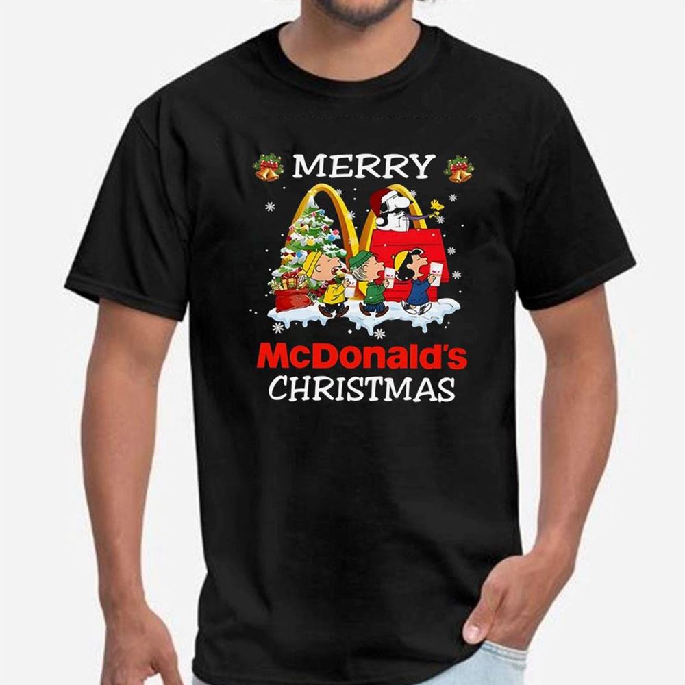 Peanuts Merry Christmas Mcdonald’s 2023 Shirt