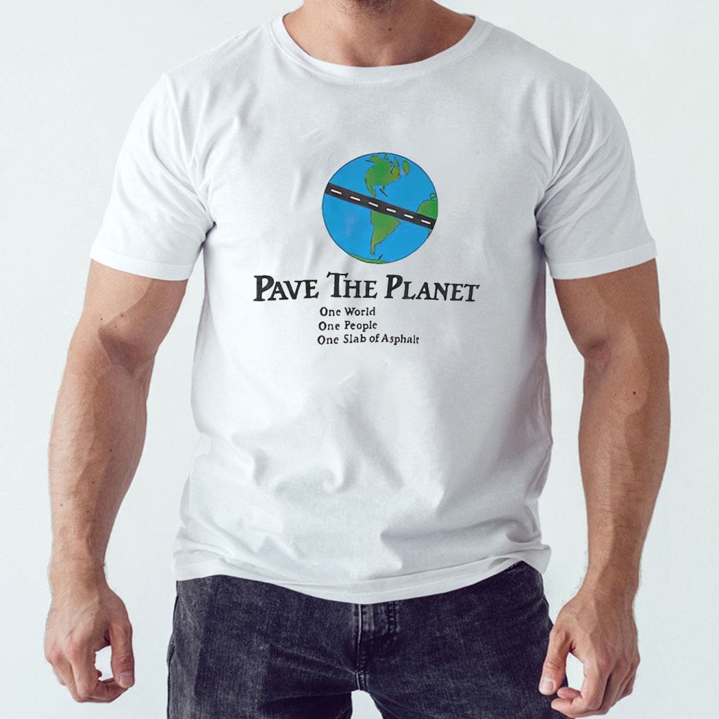 Pave The Planet One World T-shirt Long Sleeve Tee