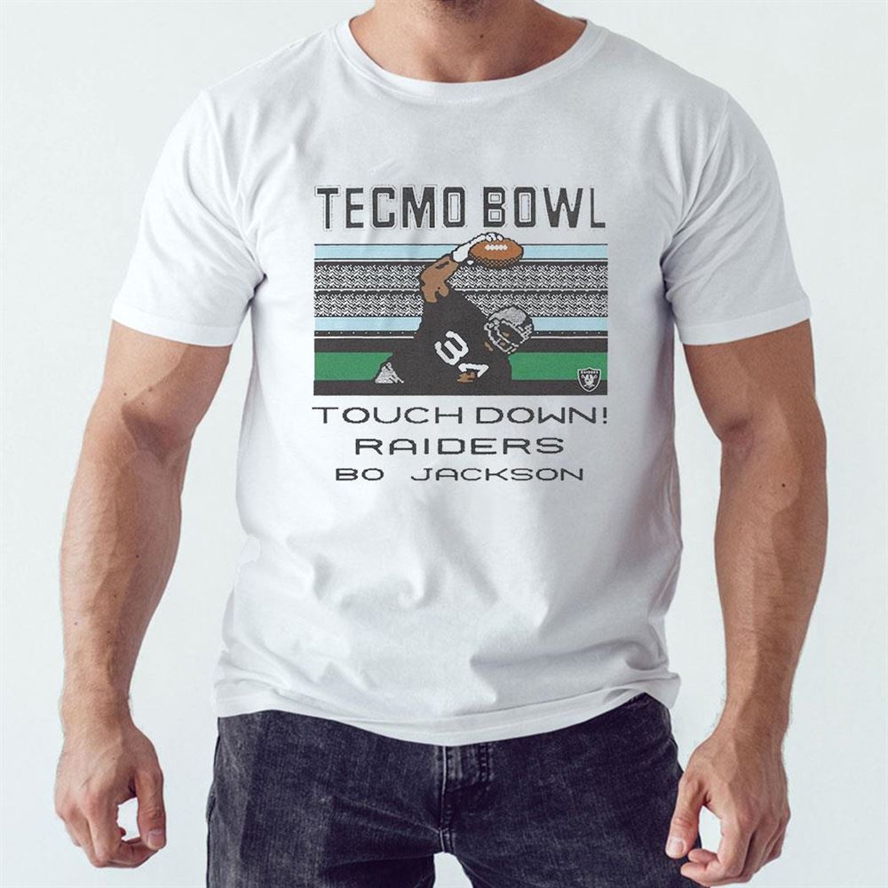 Tecmo Bowl Raiders Bo Jackson Shirt Hoodie Tecmo Bowl Raiders Bo Jackson Shirt Hoodie