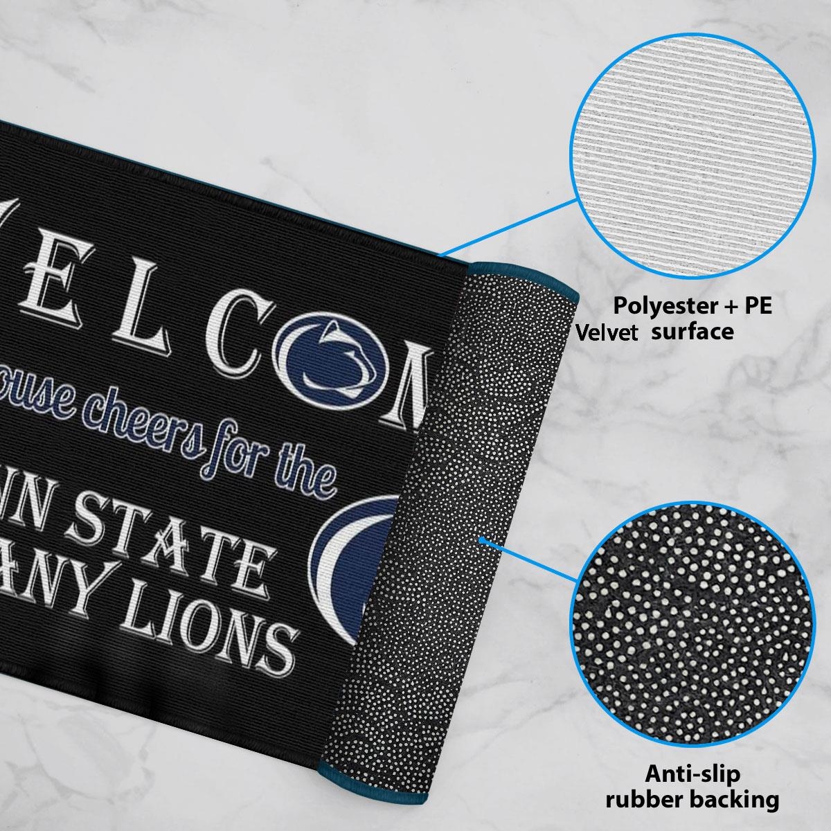 Welcome This House Cheers For The Penn State Nittany Lions Doormat