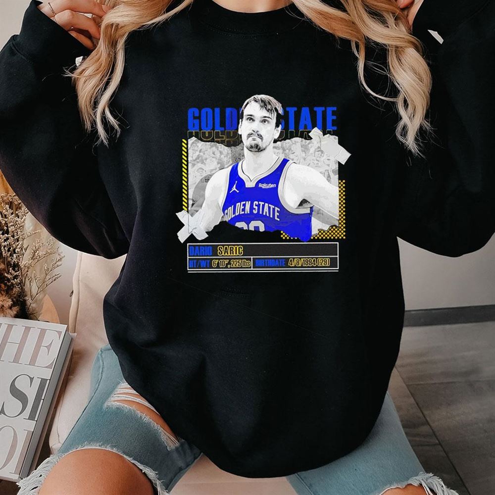 Dario Saric Golden State Warriors Basketball Player Pose Paper Shirt