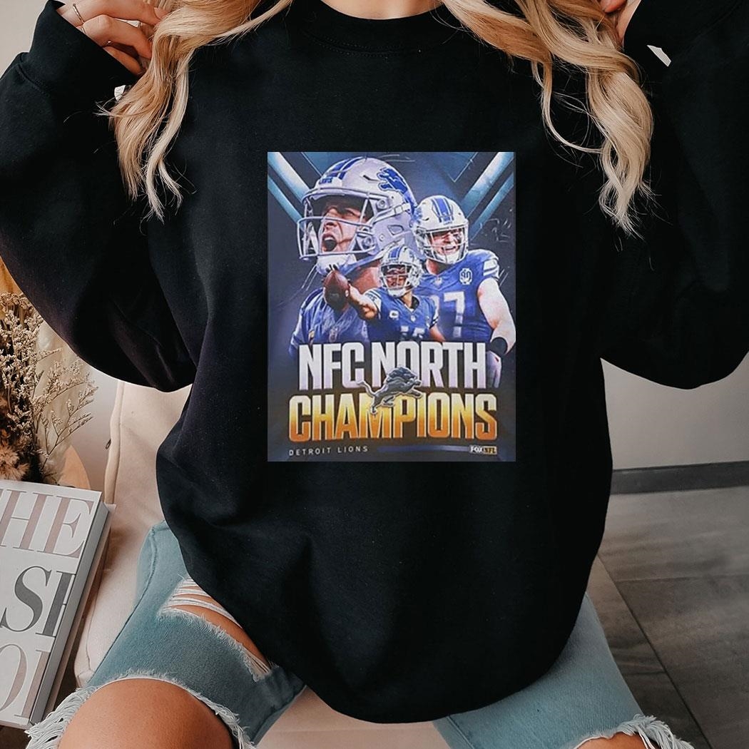 Detroit Lions 2023 Nfc North Division Champions Shirt