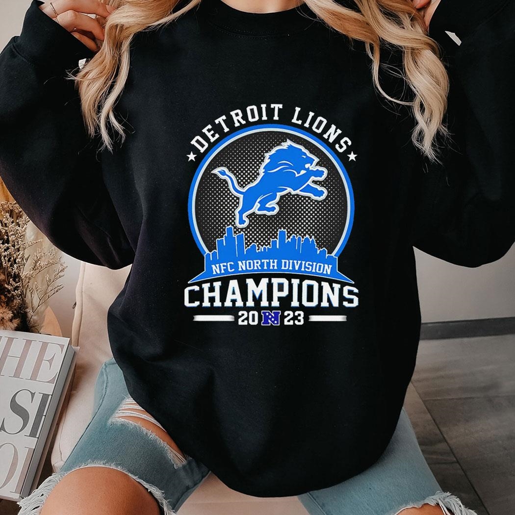 Detroit Lions Nfc North Division Champions 2023 Logo Shirt Hoodie Detroit Lions Nfc North Division Champions 2023 Logo Shirt Hoodie