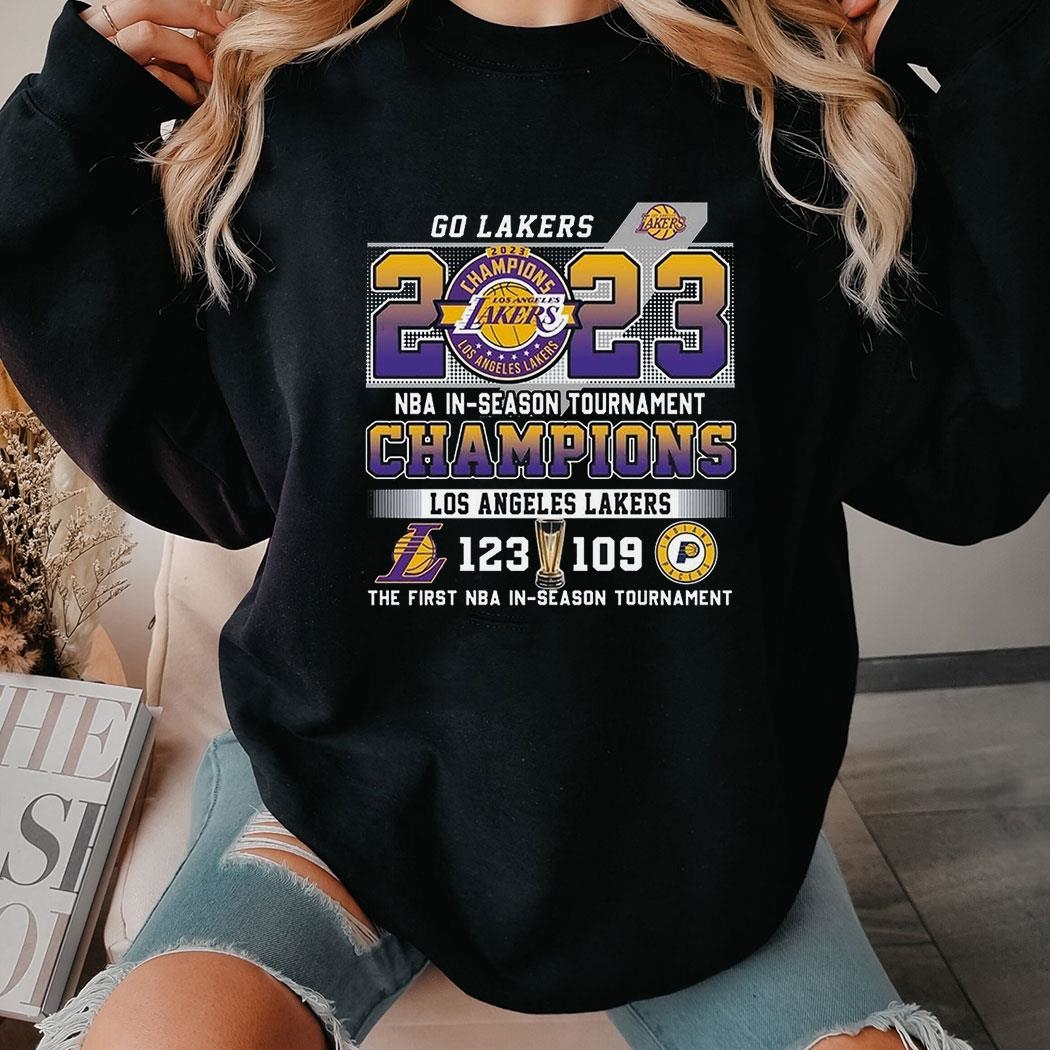 Go Lakers 2023 Nba In-season Tournament Champions Los Angeles Lakers 123 – 109 Indiana Pacers Shirt