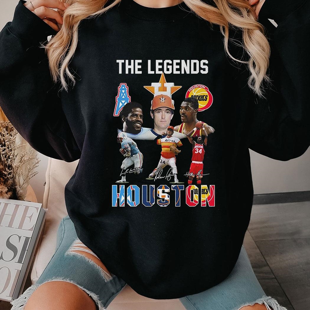 Houston Oilers Houston Rockets Houston Astros The Legends T-shirt