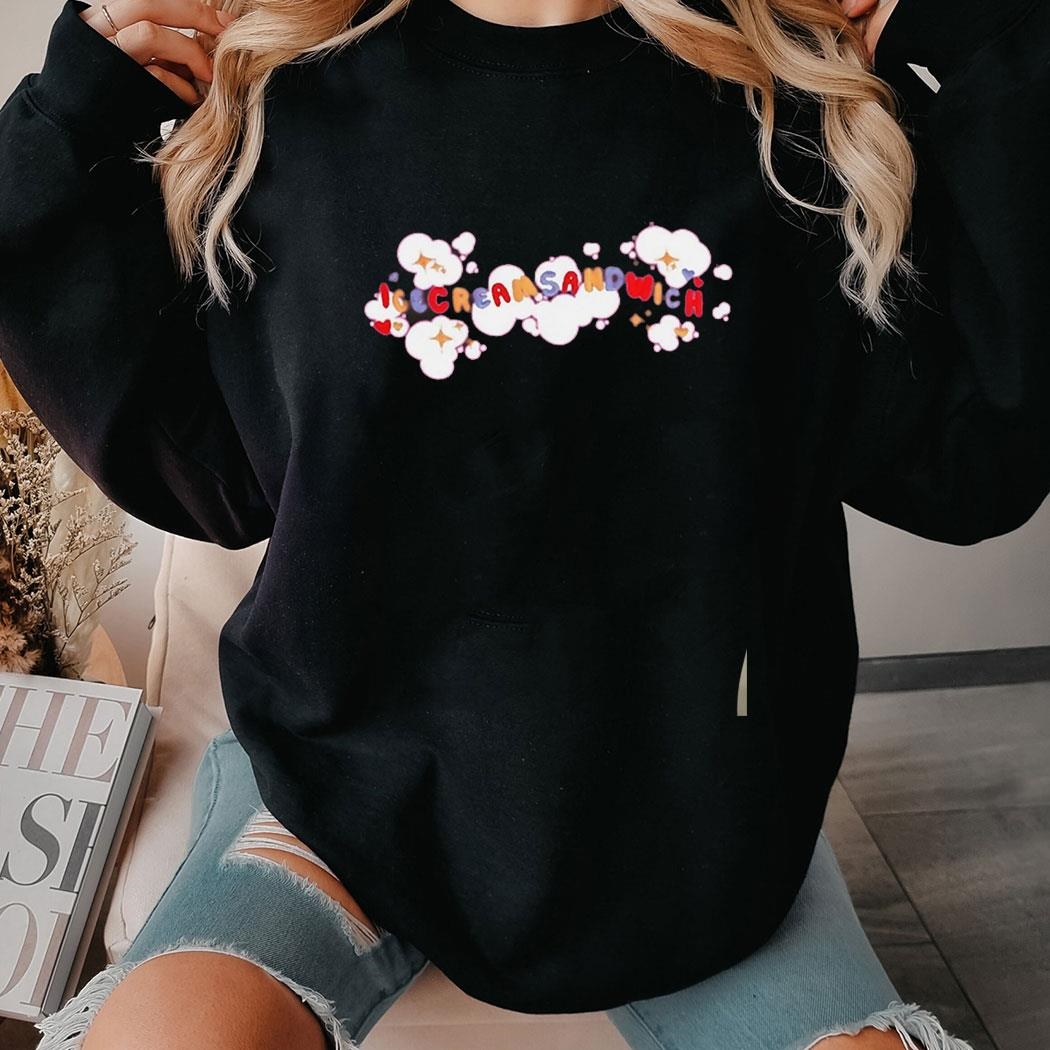 Ice Cream Sandwich Strawberry Shirt Hoodie