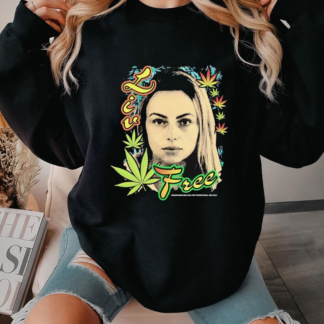 Liv Morgan Liv Free 2024 Cannabis Shirt Hoodie