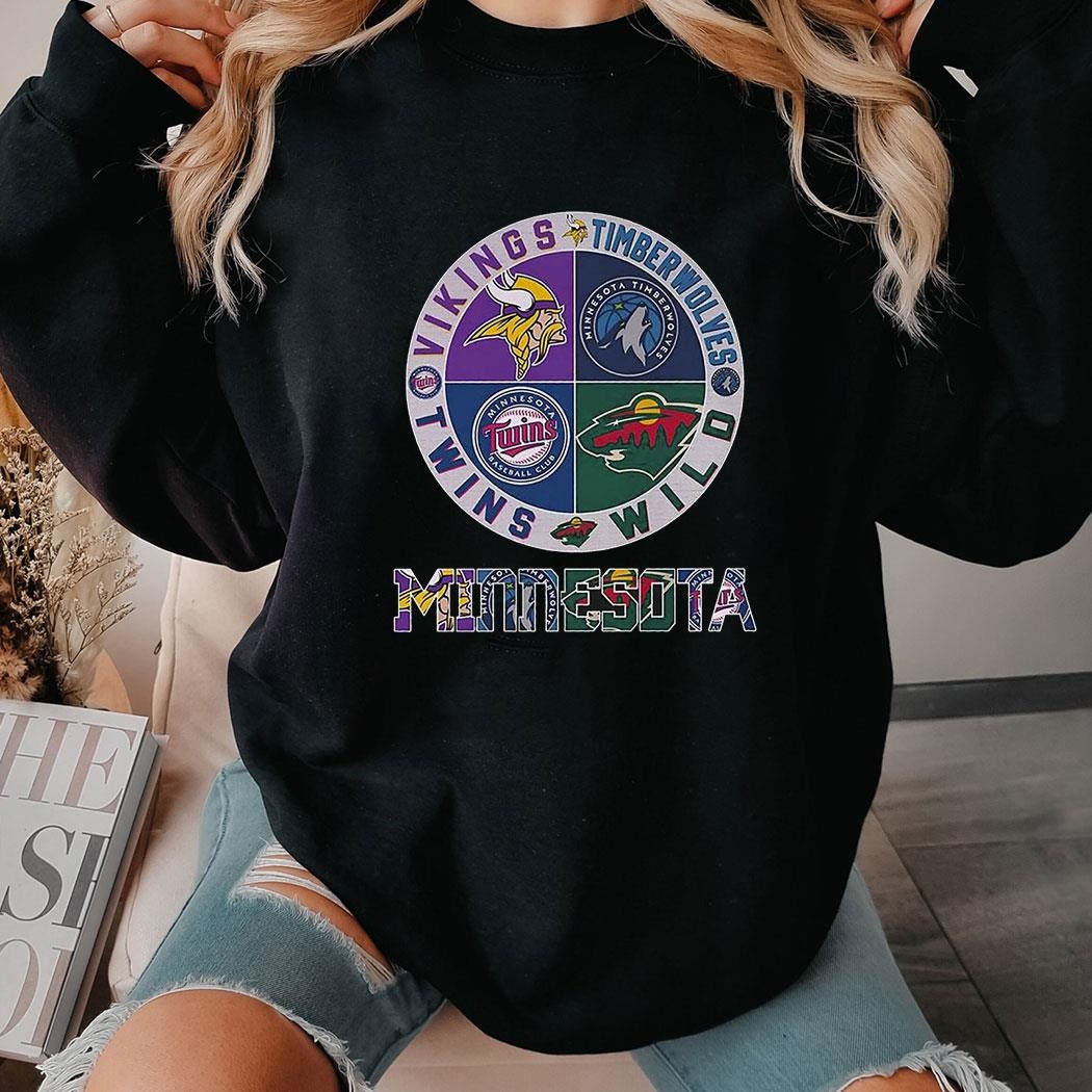 Minnesota Sports City T-shirt Hoodie Minnesota Sports City T-shirt Hoodie