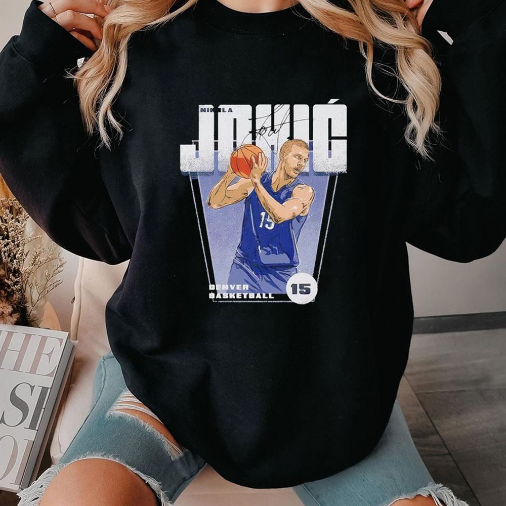 Nikola Jokic Premiere Wht Denver Basketball Shirt Hoodie