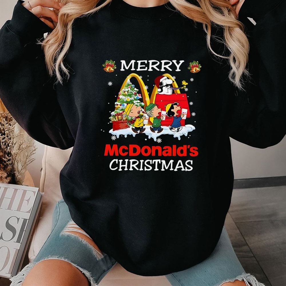 Peanuts Merry Christmas Mcdonald’s 2023 Shirt