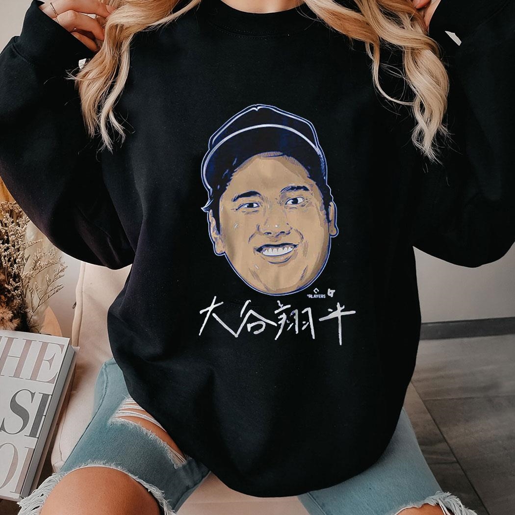 Shohei Ohtani Kanji Head Shirt Hoodie