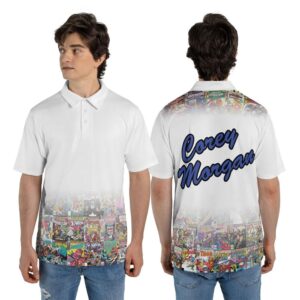 Polo Shirt Marvel 80s covers bowling polo shirt
