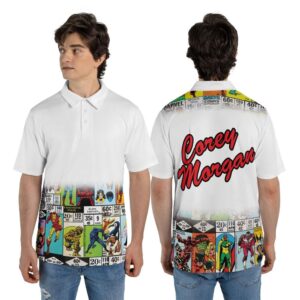 Marvel Corner Box Bowling Polo Shirt