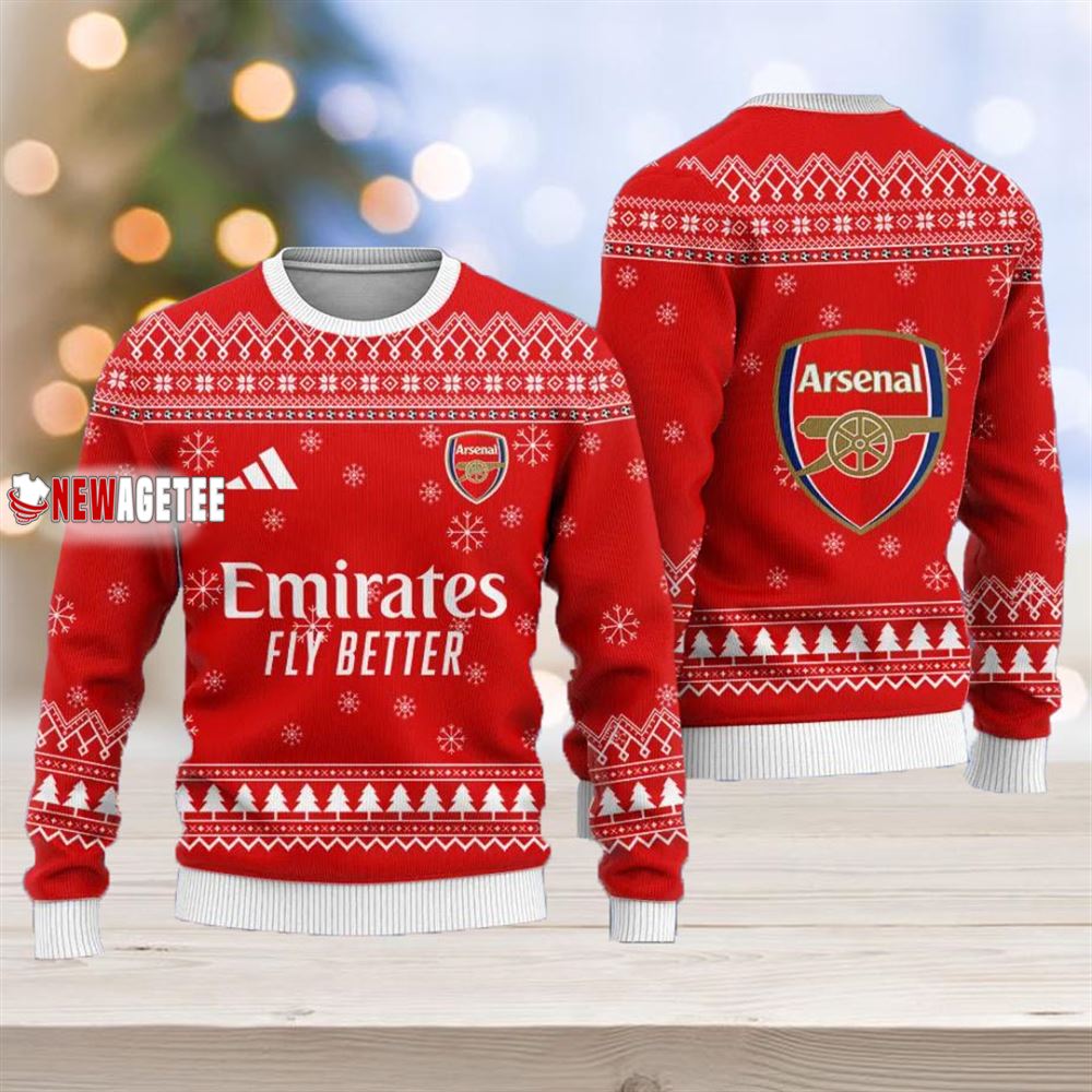 Arsenal Fc Christmas Ugly Sweater