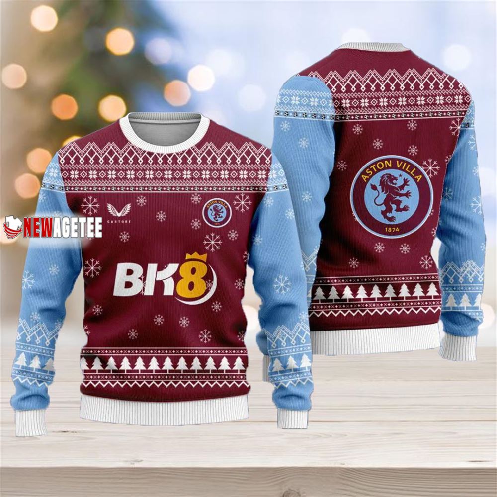 Aston Villa Fc Christmas Ugly Sweater
