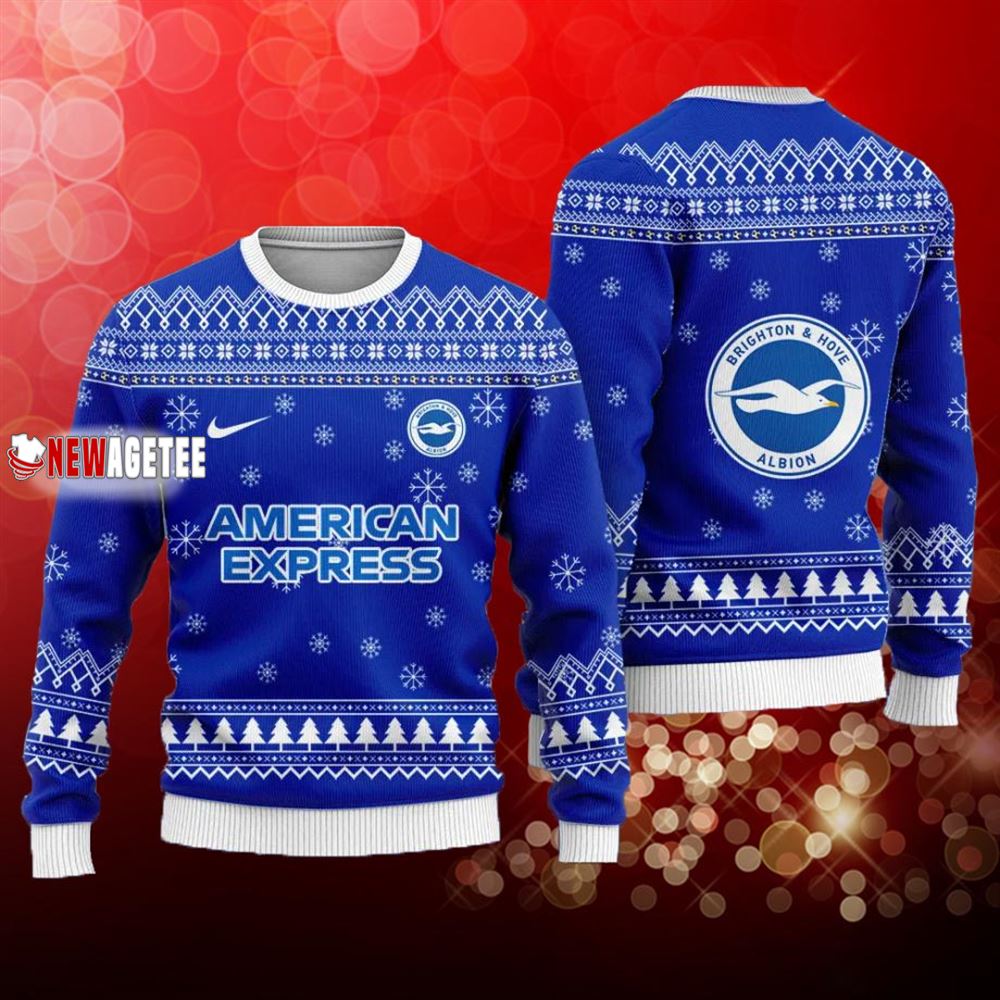 Brighton Hove Albion Fc Christmas Ugly Sweater Brighton Hove Albion Fc Christmas Ugly Sweater