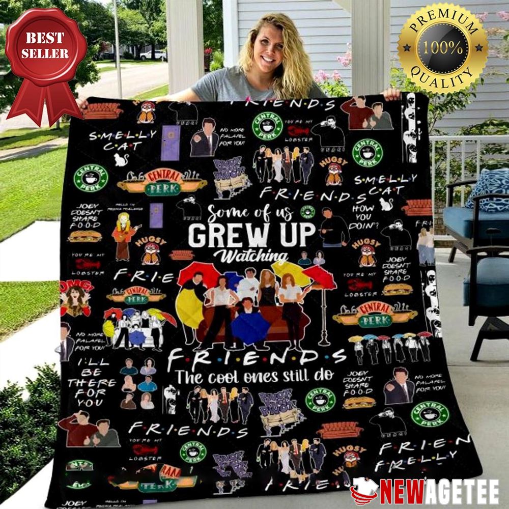 Central Park Friends Tv Show Some Of Us Grew Up Quilt Fleece Blanket