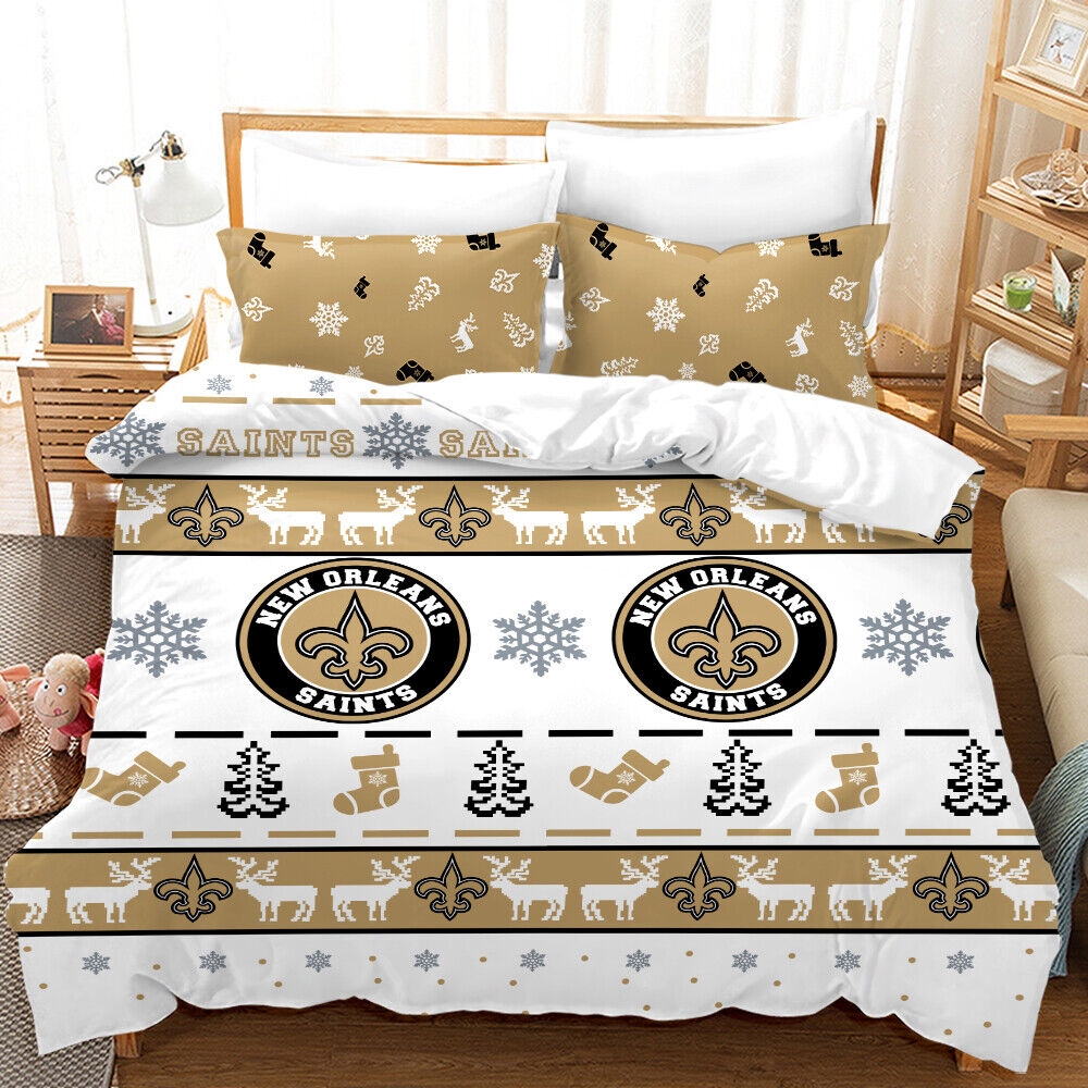 Las Vegas Raiders Christmas Ugly Patterns Duvet Cover And Pillow Case Bedding Set