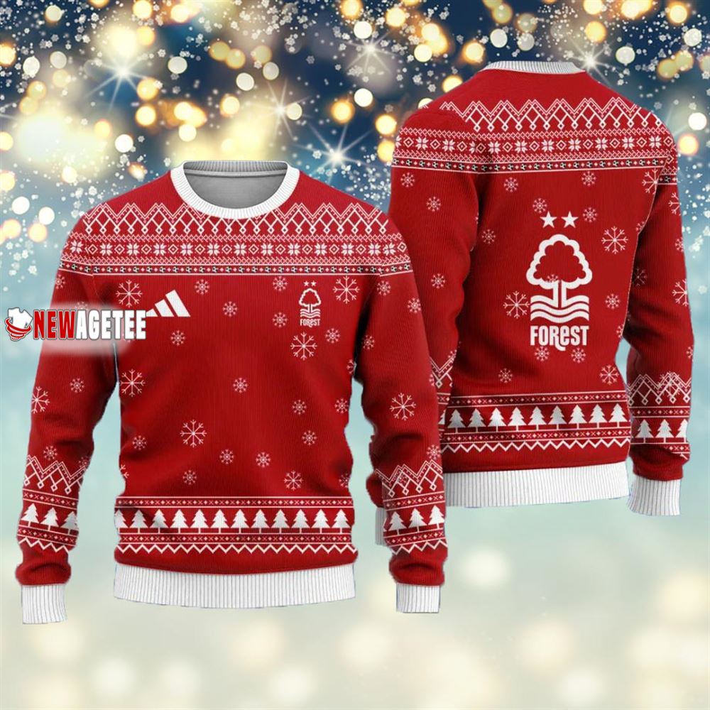 Nottingham Forest Fc Christmas Ugly Sweater Nottingham Forest Fc Christmas Ugly Sweater