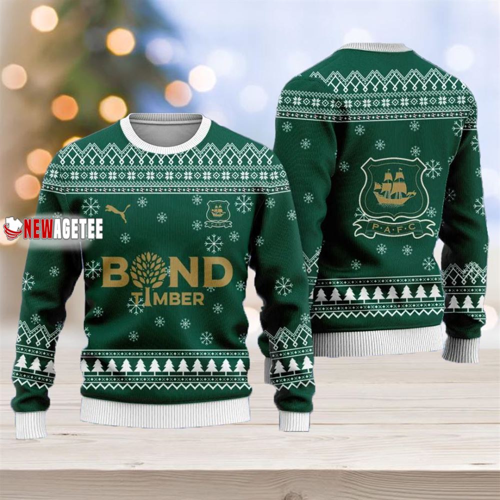 Plymouth Argyle Fc Christmas Ugly Sweater