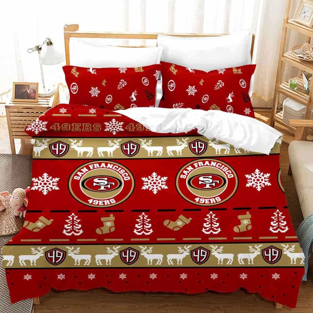 Pittsburgh Steelers Christmas Ugly Patterns Duvet Cover And Pillow Case Bedding Set