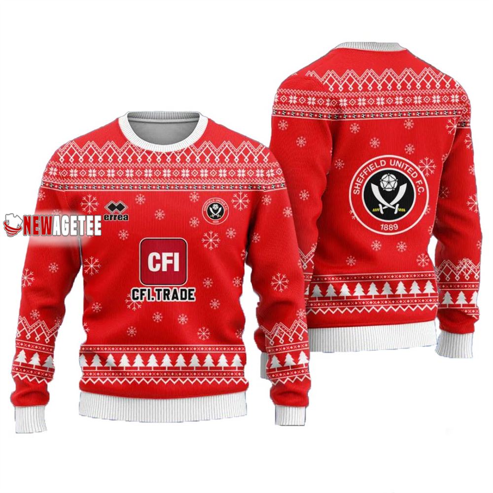 Sheffield United Fc Christmas Ugly Sweater