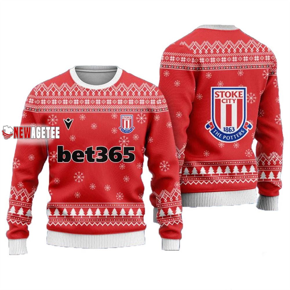 Stoke City Fc Christmas Ugly Sweater