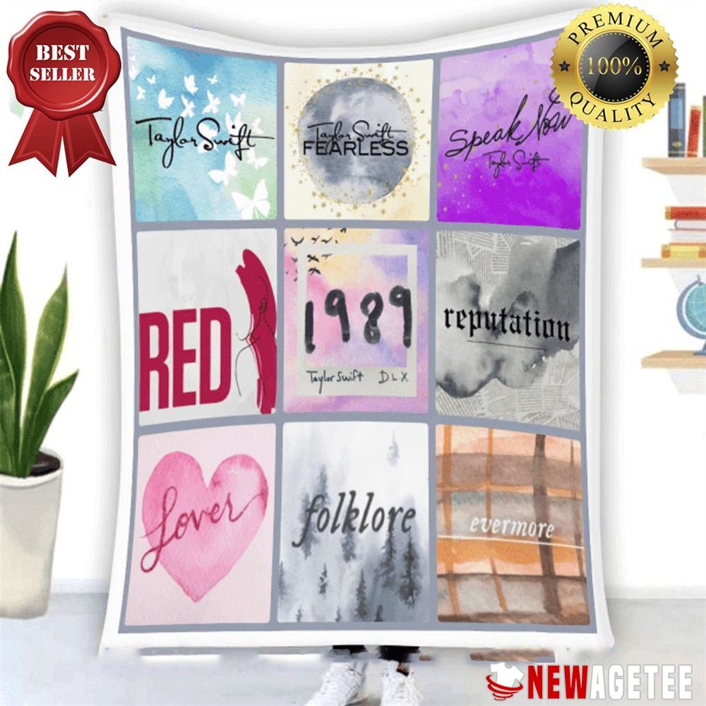 Taylor Swift The Eras Tour Quilt Fleece Blanket