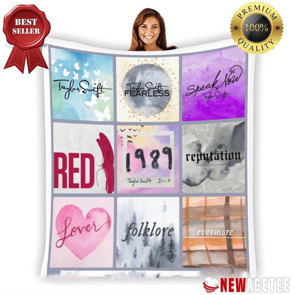 Taylor Swift The Eras Tour Quilt Fleece Blanket