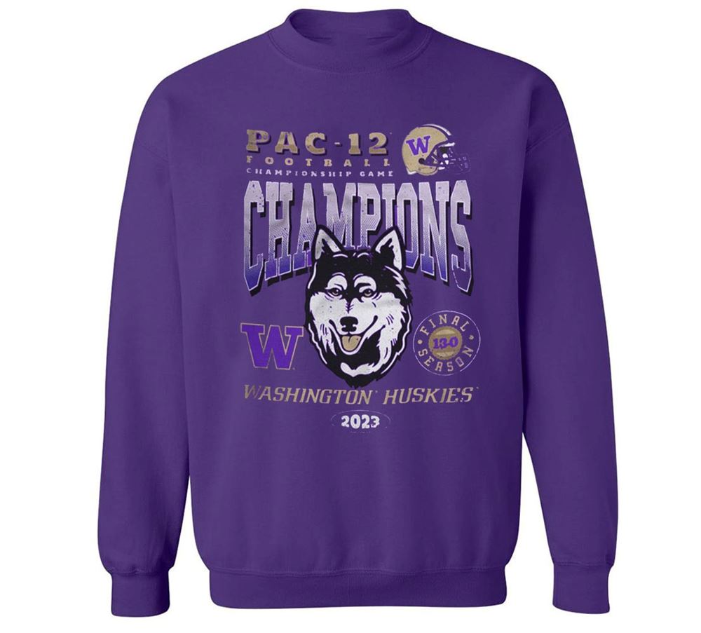Washington Huskies 2023 Pac-12 Champions Shirt