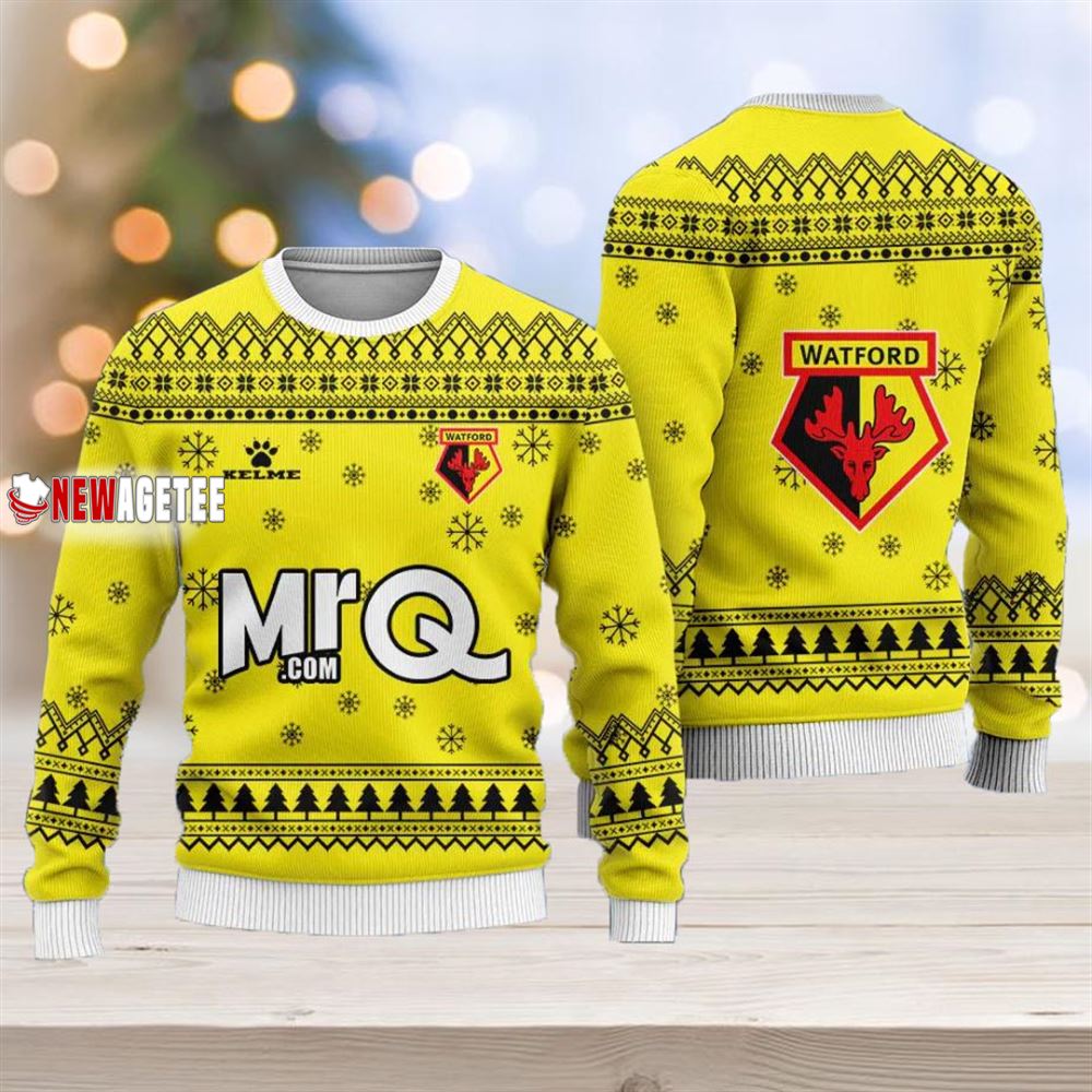 Watford Fc Christmas Ugly Sweater