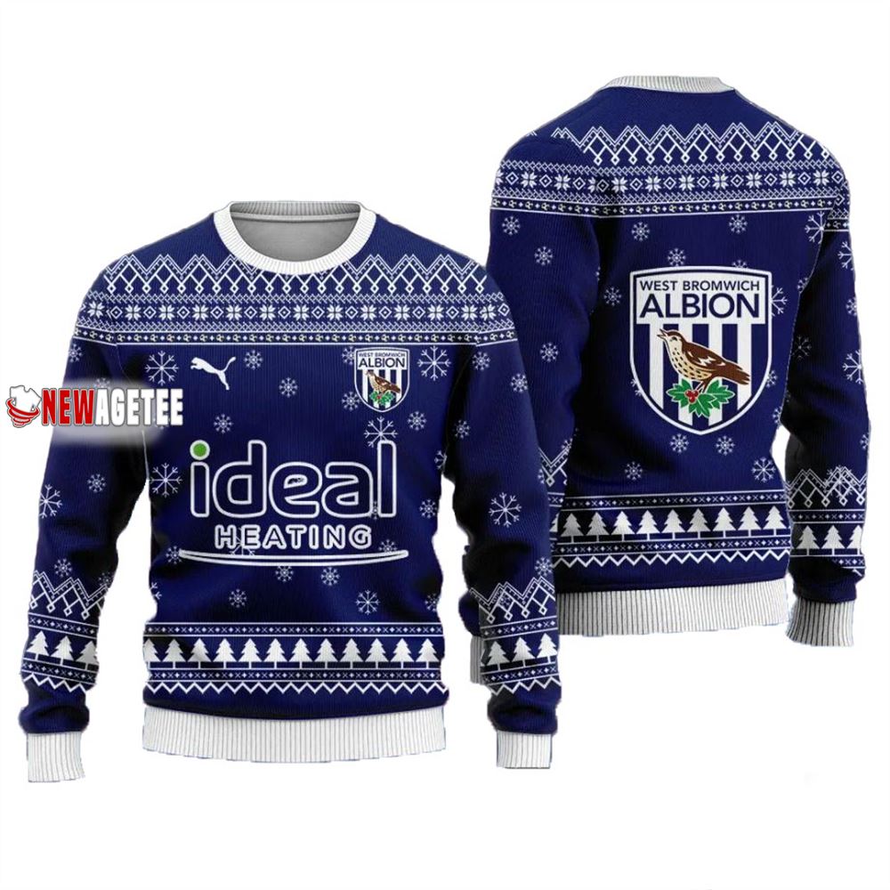 West Bromwich Albion Fc Christmas Ugly Sweater
