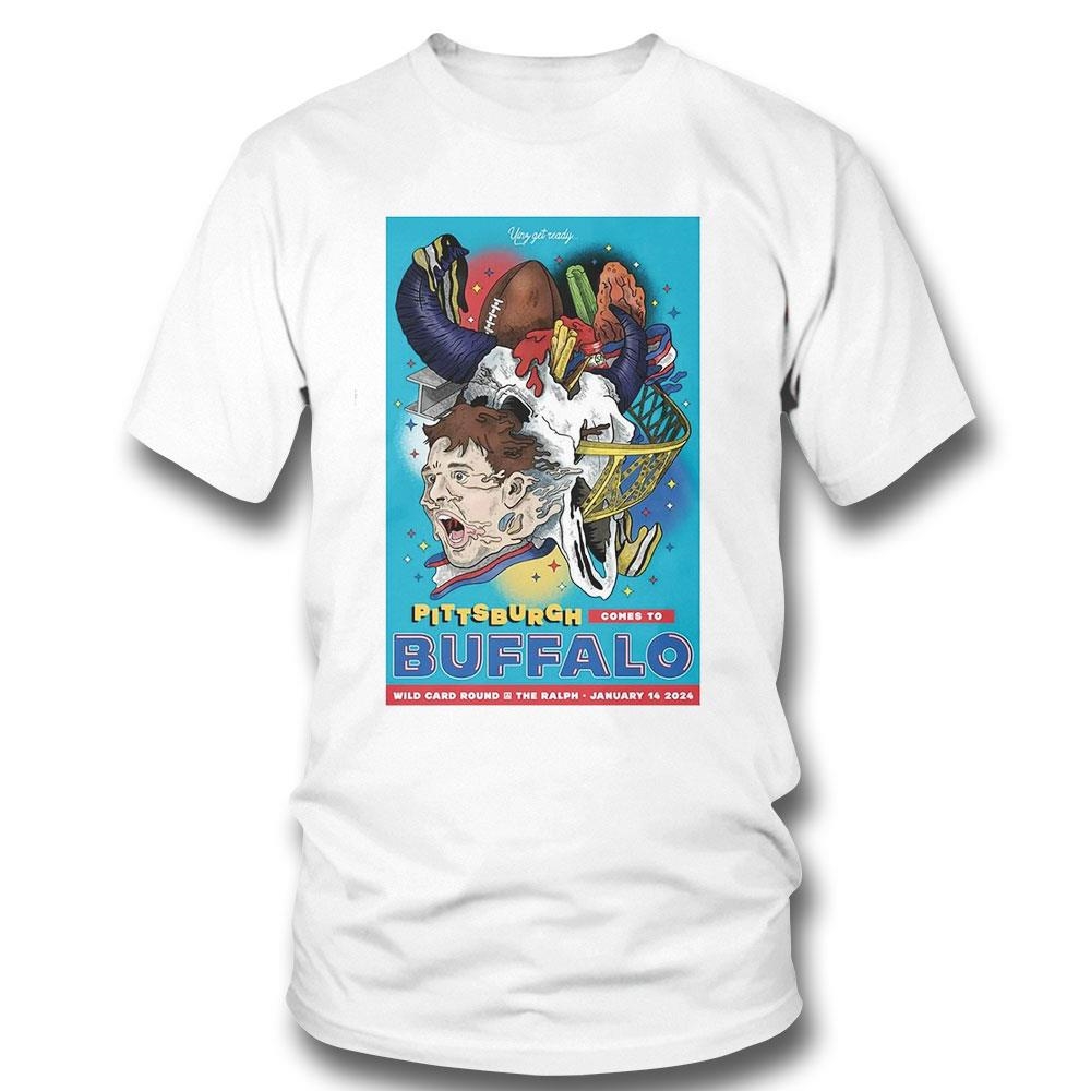 Buffalo Vs Pittsburgh Playoff Jan 14 2024 Poster T-shirt Hoodie