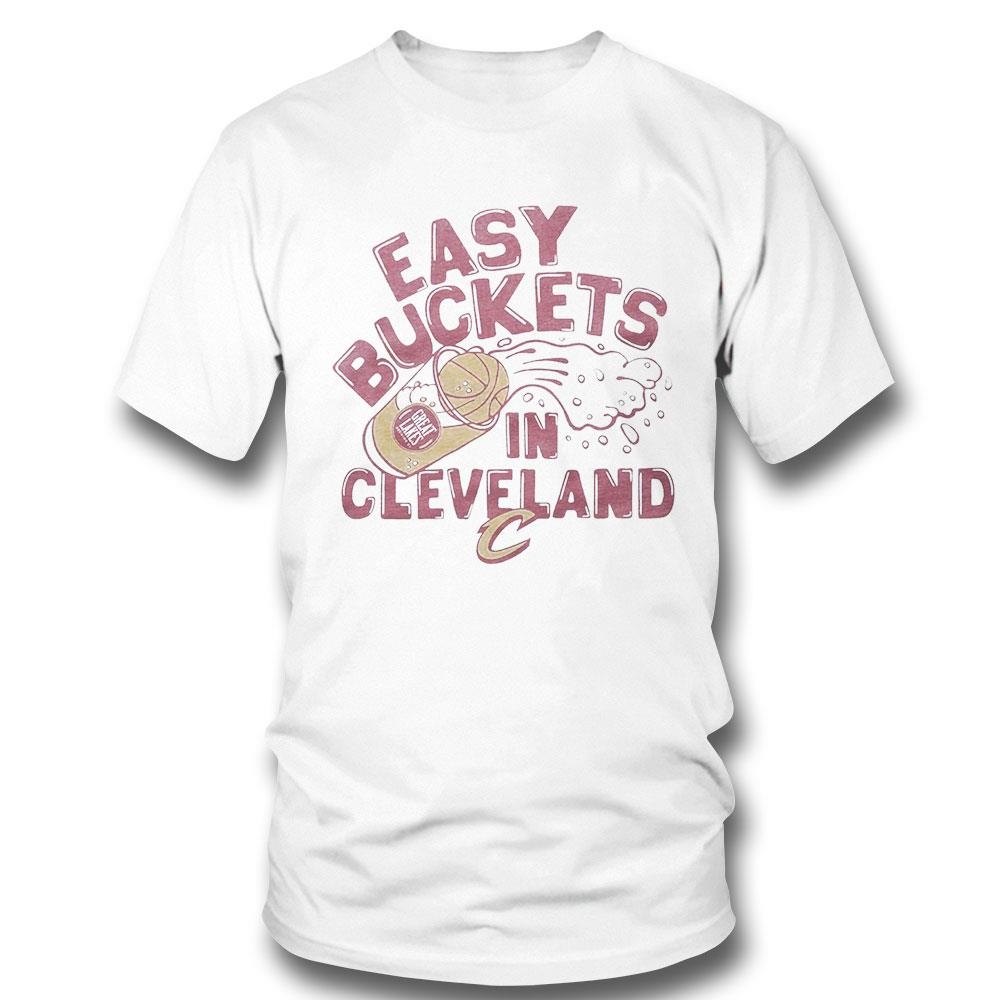 Cavs X Great Lakes Brewing Easy Buckets I Cleveland Shirt