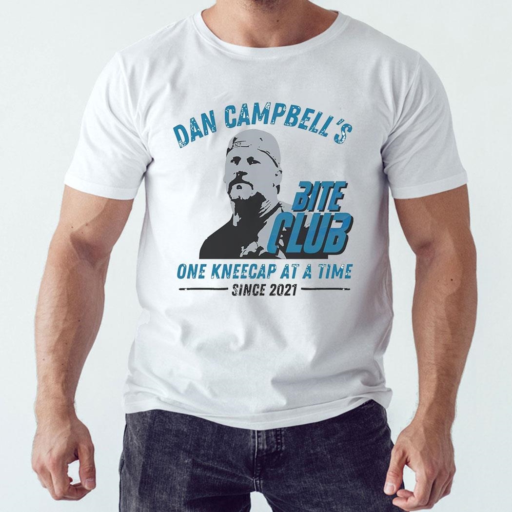 Dan Campbells Bite Club One Kneecap At A Time Shirt Hoodie