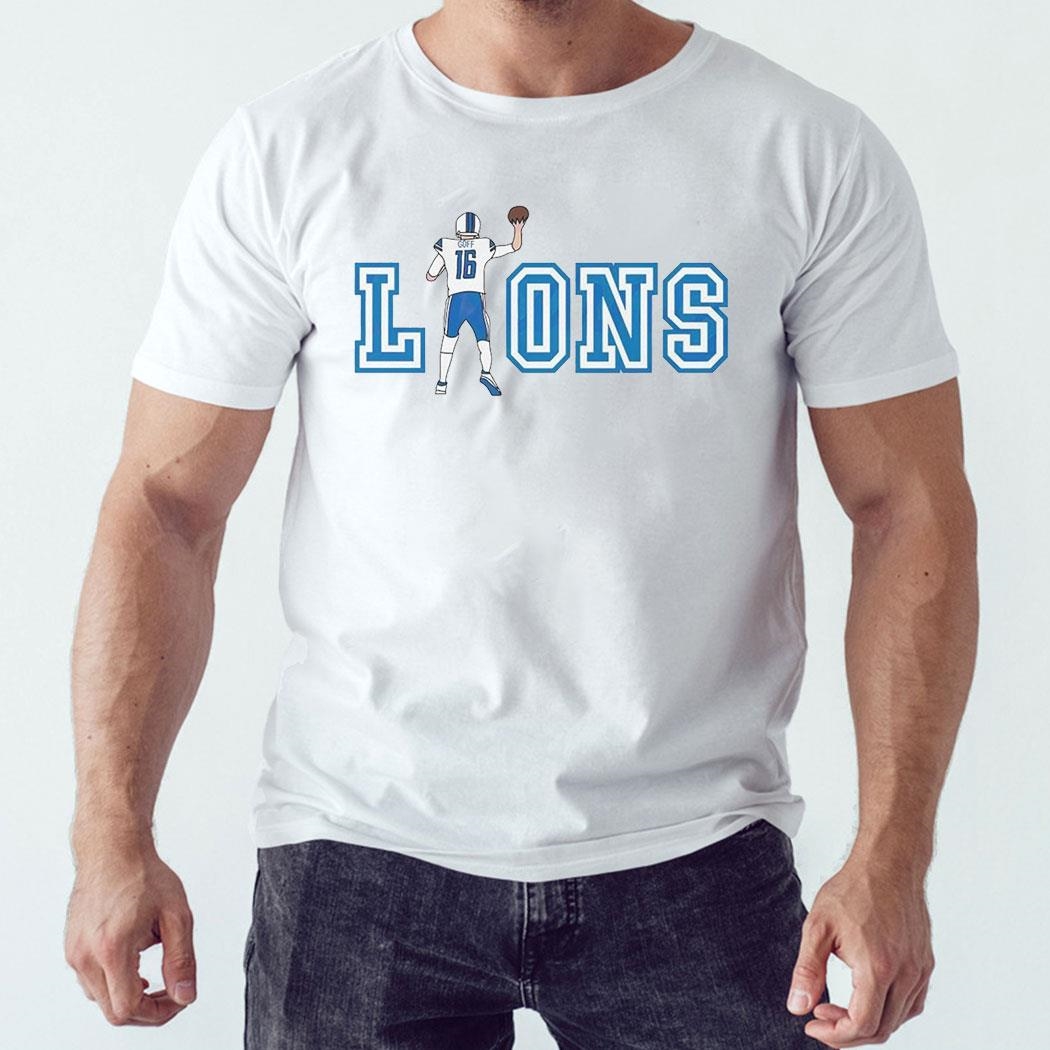 Jared Goff Detroit Lions Football Player Shirt Hoodie