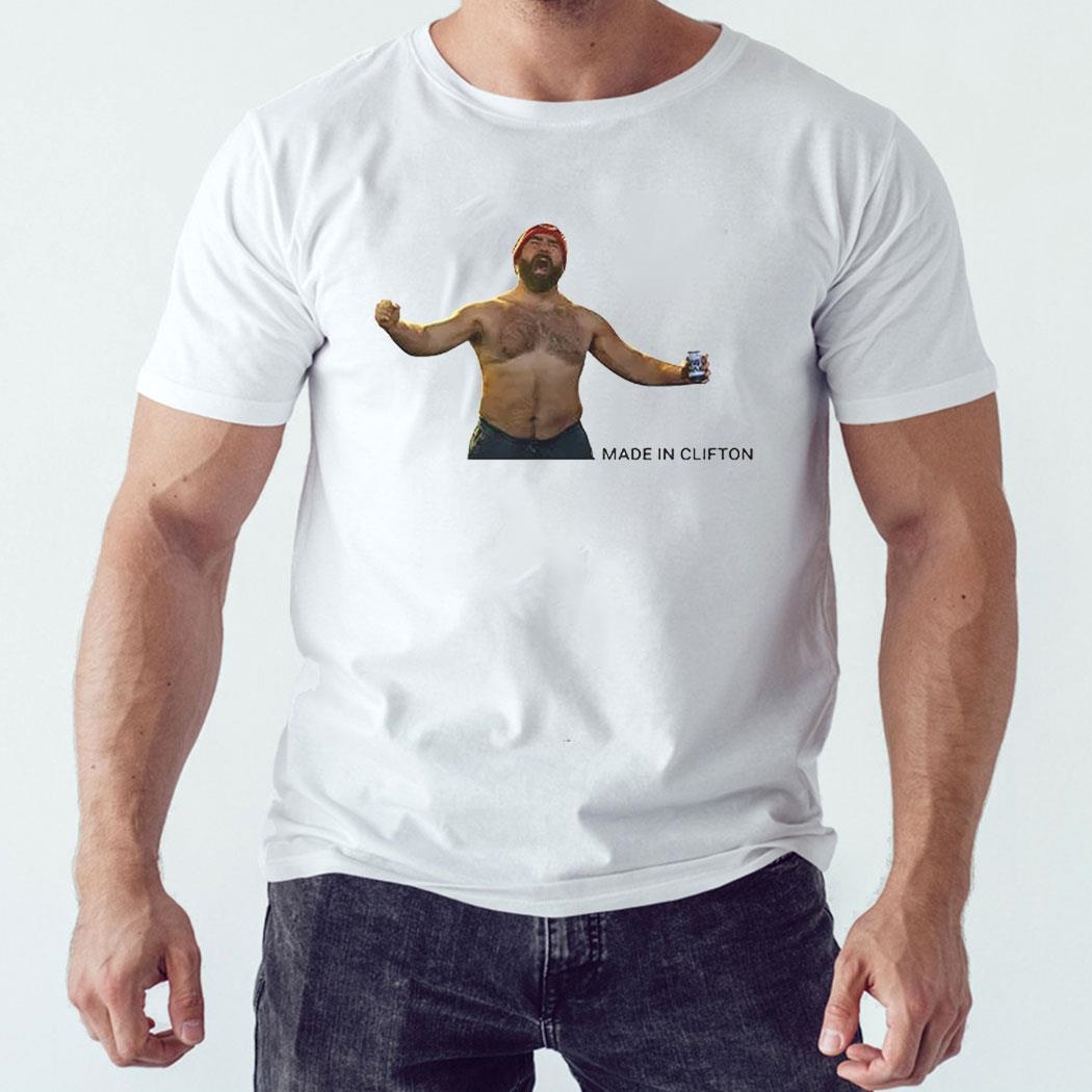 Travis Kelce Made In Clifton Shirt Hoodie Travis Kelce Made In Clifton Shirt Hoodie