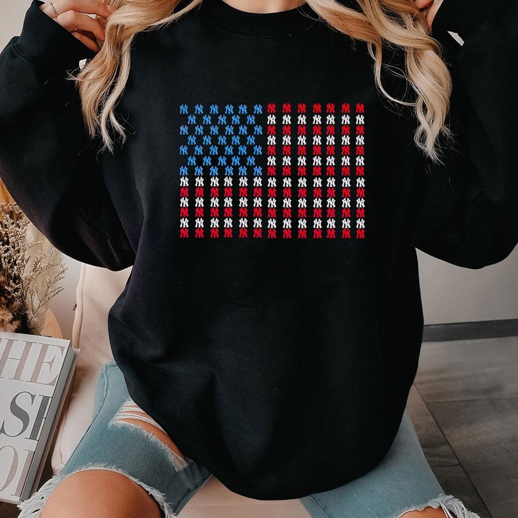 American Flag New York Yankees Logo Shirt Hoodie American Flag New York Yankees Logo Shirt Hoodie
