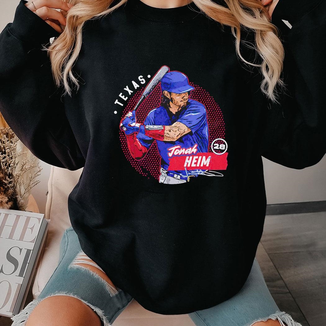 Jonah Heim 28 Texas Rangers Baseball Signature Shirt Hoodie