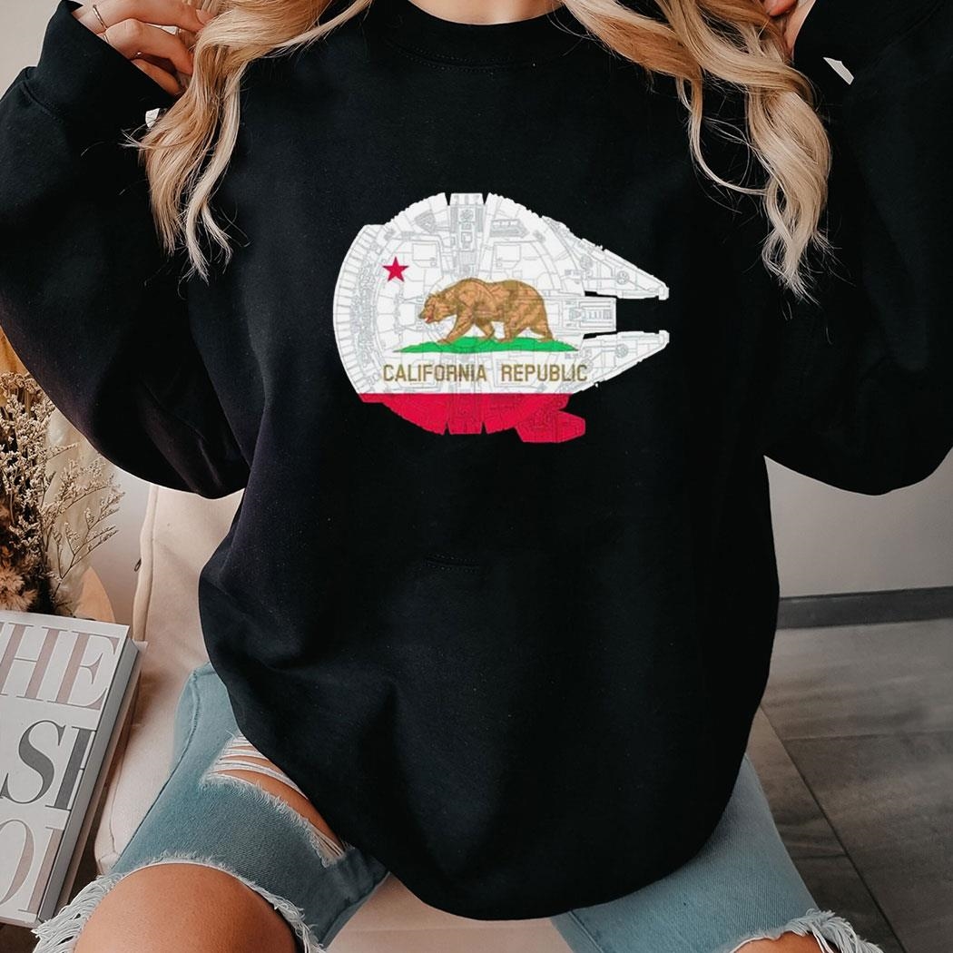 Millennium Falcon California Republic Shirt Hoodie Millennium Falcon California Republic Shirt Hoodie