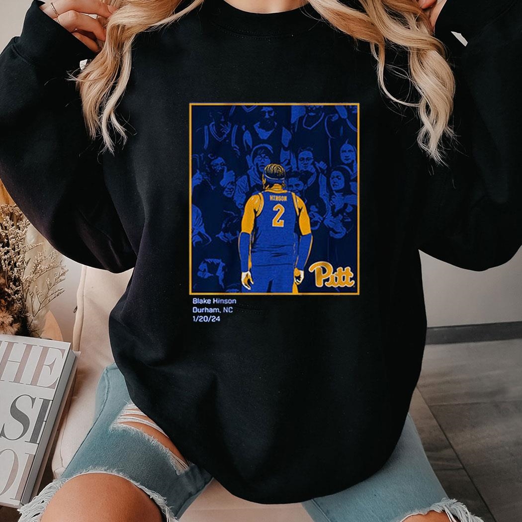 Pitt Basketball Blake Hinson Hang It In The Louvre Shirt Hoodie