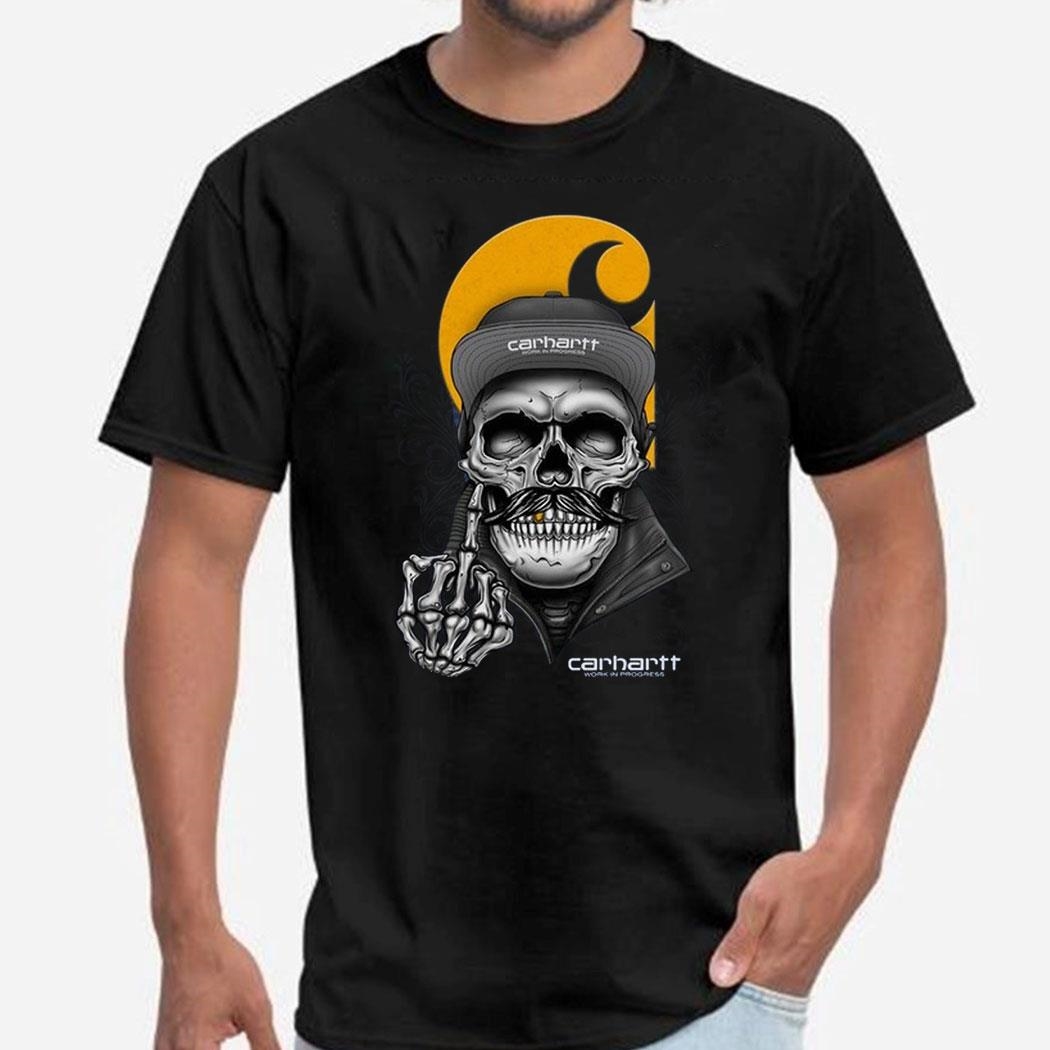 Carhartt Work In Progress Skull T-shirt Sweatshirt