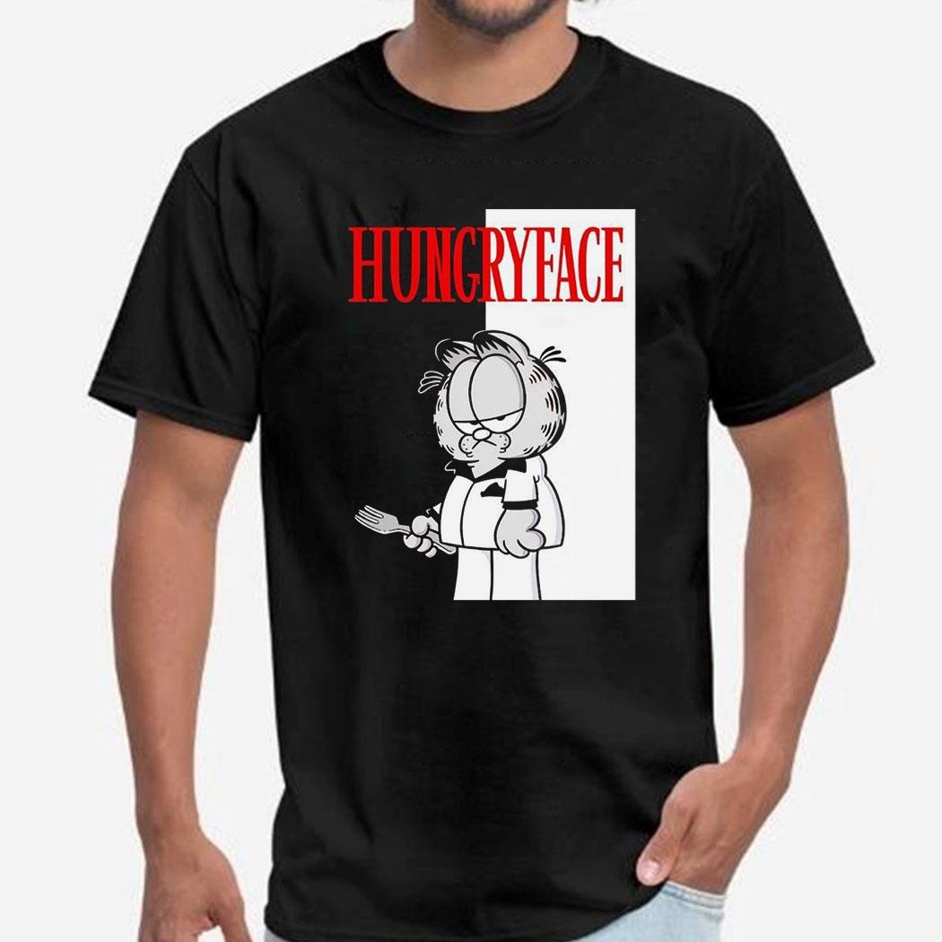 Garfield Hungryface Shirt Ladies Tee